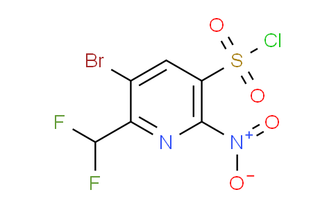 AM120587 | 1804493-89-7 | 3-Bromo-2-(difluoromethyl)-6-nitropyridine-5-sulfonyl chloride