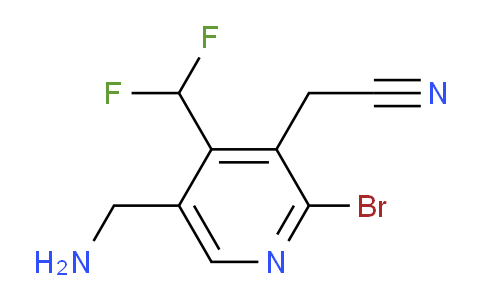 AM120589 | 1804844-42-5 | 5-(Aminomethyl)-2-bromo-4-(difluoromethyl)pyridine-3-acetonitrile