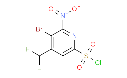 AM120590 | 1806920-50-2 | 3-Bromo-4-(difluoromethyl)-2-nitropyridine-6-sulfonyl chloride