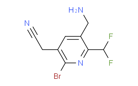 AM120591 | 1805382-72-2 | 3-(Aminomethyl)-6-bromo-2-(difluoromethyl)pyridine-5-acetonitrile