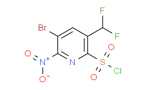 AM120594 | 1804666-30-5 | 3-Bromo-5-(difluoromethyl)-2-nitropyridine-6-sulfonyl chloride