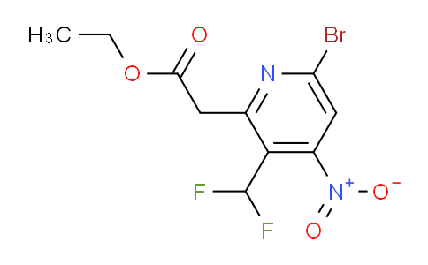 AM120603 | 1806997-14-7 | Ethyl 6-bromo-3-(difluoromethyl)-4-nitropyridine-2-acetate