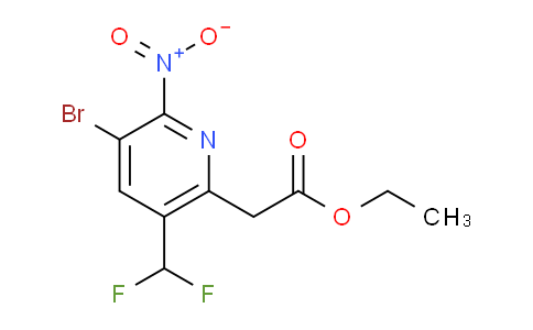 AM120618 | 1805445-33-3 | Ethyl 3-bromo-5-(difluoromethyl)-2-nitropyridine-6-acetate