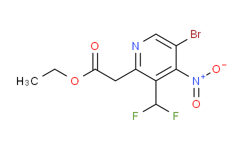 AM120621 | 1805168-34-6 | Ethyl 5-bromo-3-(difluoromethyl)-4-nitropyridine-2-acetate