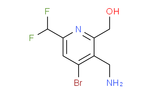 AM120622 | 1805452-38-3 | 3-(Aminomethyl)-4-bromo-6-(difluoromethyl)pyridine-2-methanol