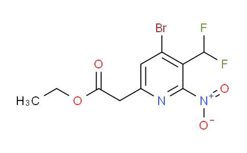 AM120628 | 1806997-48-7 | Ethyl 4-bromo-3-(difluoromethyl)-2-nitropyridine-6-acetate