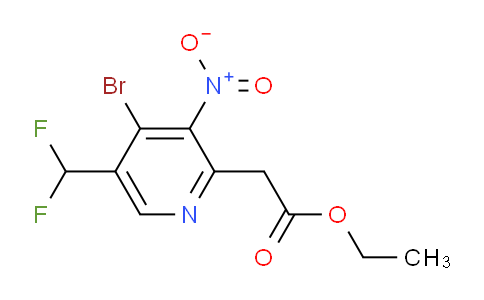 AM120630 | 1806997-57-8 | Ethyl 4-bromo-5-(difluoromethyl)-3-nitropyridine-2-acetate
