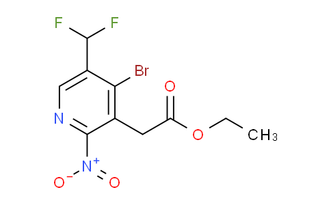 AM120633 | 1805341-92-7 | Ethyl 4-bromo-5-(difluoromethyl)-2-nitropyridine-3-acetate