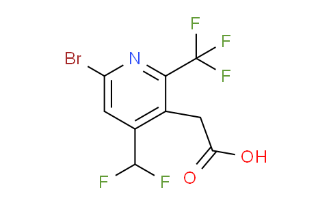 AM120645 | 1805046-99-4 | 6-Bromo-4-(difluoromethyl)-2-(trifluoromethyl)pyridine-3-acetic acid