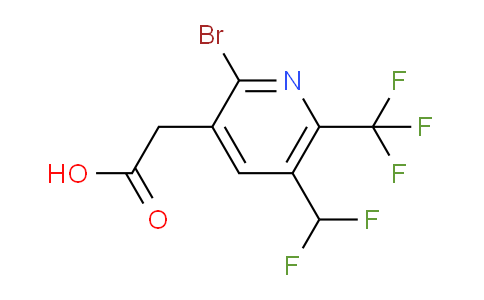 AM120649 | 1805960-49-9 | 2-Bromo-5-(difluoromethyl)-6-(trifluoromethyl)pyridine-3-acetic acid