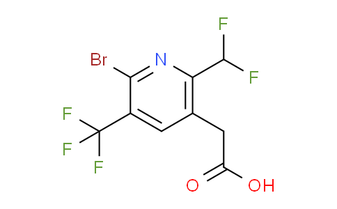 AM120653 | 1805047-06-6 | 2-Bromo-6-(difluoromethyl)-3-(trifluoromethyl)pyridine-5-acetic acid