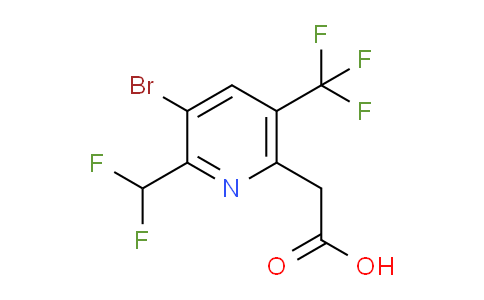 AM120658 | 1806921-82-3 | 3-Bromo-2-(difluoromethyl)-5-(trifluoromethyl)pyridine-6-acetic acid