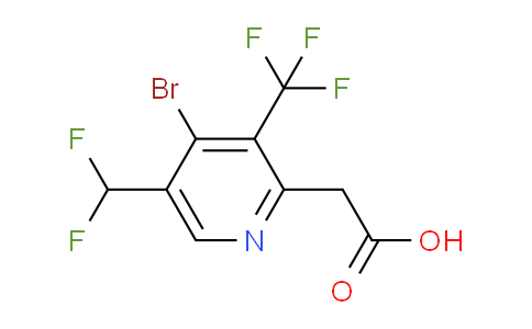AM120675 | 1806922-17-7 | 4-Bromo-5-(difluoromethyl)-3-(trifluoromethyl)pyridine-2-acetic acid