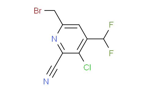 AM120683 | 1804853-70-0 | 6-(Bromomethyl)-3-chloro-2-cyano-4-(difluoromethyl)pyridine