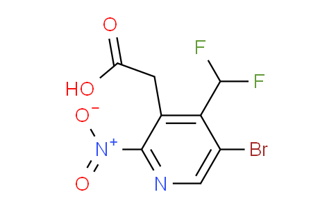 AM120685 | 1805935-68-5 | 5-Bromo-4-(difluoromethyl)-2-nitropyridine-3-acetic acid