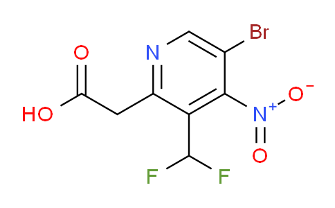 AM120686 | 1805449-84-6 | 5-Bromo-3-(difluoromethyl)-4-nitropyridine-2-acetic acid