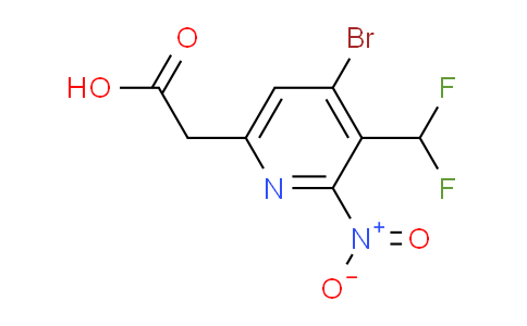AM120697 | 1805381-96-7 | 4-Bromo-3-(difluoromethyl)-2-nitropyridine-6-acetic acid