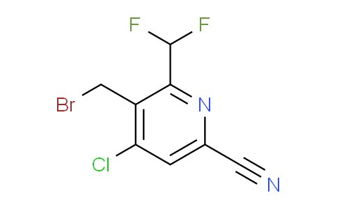 AM120698 | 1805387-08-9 | 3-(Bromomethyl)-4-chloro-6-cyano-2-(difluoromethyl)pyridine