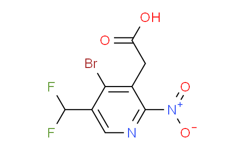 AM120700 | 1805250-42-3 | 4-Bromo-5-(difluoromethyl)-2-nitropyridine-3-acetic acid