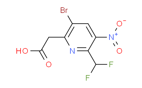 AM120701 | 1804980-17-3 | 5-Bromo-2-(difluoromethyl)-3-nitropyridine-6-acetic acid