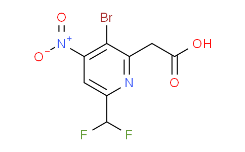 AM120702 | 1806997-02-3 | 3-Bromo-6-(difluoromethyl)-4-nitropyridine-2-acetic acid