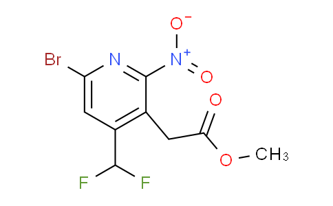 AM120713 | 1806918-25-1 | Methyl 6-bromo-4-(difluoromethyl)-2-nitropyridine-3-acetate