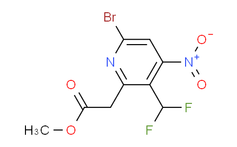 AM120715 | 1805382-17-5 | Methyl 6-bromo-3-(difluoromethyl)-4-nitropyridine-2-acetate
