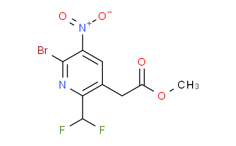 AM120717 | 1806918-40-0 | Methyl 2-bromo-6-(difluoromethyl)-3-nitropyridine-5-acetate