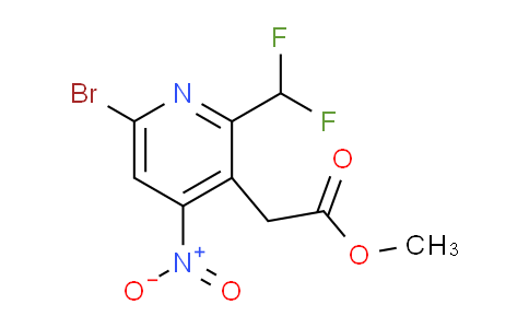 AM120718 | 1804666-02-1 | Methyl 6-bromo-2-(difluoromethyl)-4-nitropyridine-3-acetate
