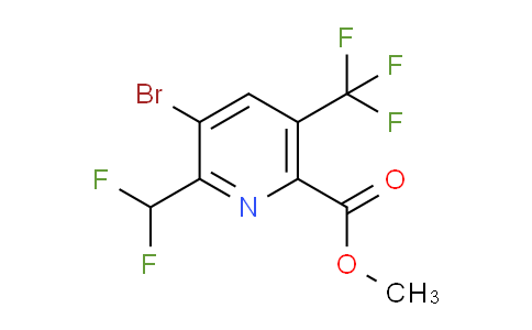 AM120719 | 1804671-86-0 | Methyl 3-bromo-2-(difluoromethyl)-5-(trifluoromethyl)pyridine-6-carboxylate