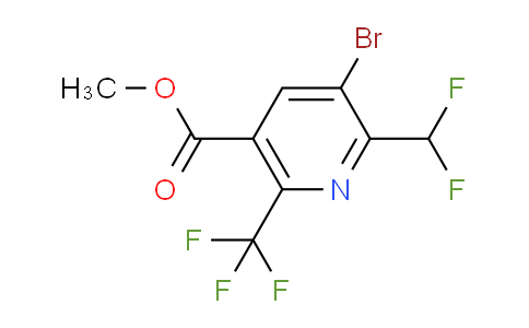 AM120721 | 1805396-12-6 | Methyl 3-bromo-2-(difluoromethyl)-6-(trifluoromethyl)pyridine-5-carboxylate