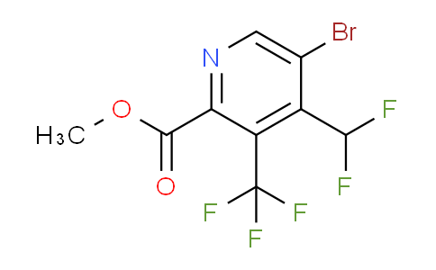 AM120724 | 1804671-93-9 | Methyl 5-bromo-4-(difluoromethyl)-3-(trifluoromethyl)pyridine-2-carboxylate