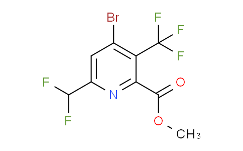 AM120735 | 1805959-92-5 | Methyl 4-bromo-6-(difluoromethyl)-3-(trifluoromethyl)pyridine-2-carboxylate