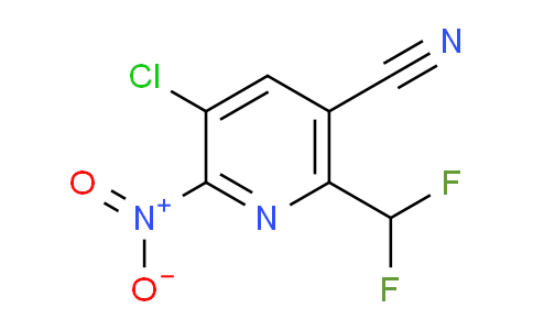 AM120740 | 1806928-79-9 | 3-Chloro-5-cyano-6-(difluoromethyl)-2-nitropyridine
