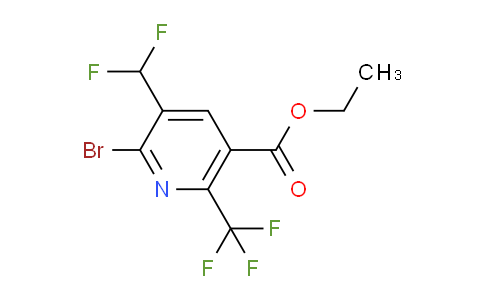 AM120744 | 1806970-32-0 | Ethyl 2-bromo-3-(difluoromethyl)-6-(trifluoromethyl)pyridine-5-carboxylate