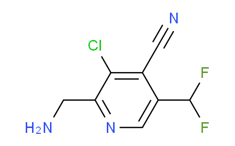 AM120745 | 1806929-04-3 | 2-(Aminomethyl)-3-chloro-4-cyano-5-(difluoromethyl)pyridine
