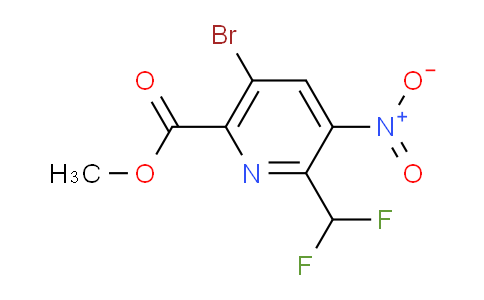 AM120755 | 1804673-52-6 | Methyl 5-bromo-2-(difluoromethyl)-3-nitropyridine-6-carboxylate