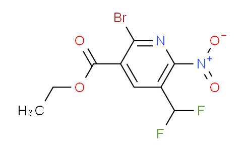 AM120769 | 1804981-73-4 | Ethyl 2-bromo-5-(difluoromethyl)-6-nitropyridine-3-carboxylate