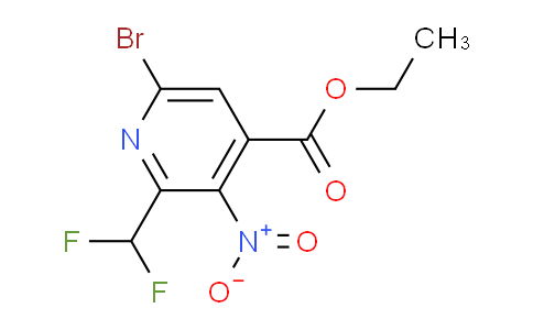 AM120775 | 1805448-69-4 | Ethyl 6-bromo-2-(difluoromethyl)-3-nitropyridine-4-carboxylate