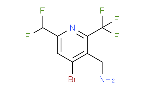 AM120783 | 1805450-49-0 | 3-(Aminomethyl)-4-bromo-6-(difluoromethyl)-2-(trifluoromethyl)pyridine