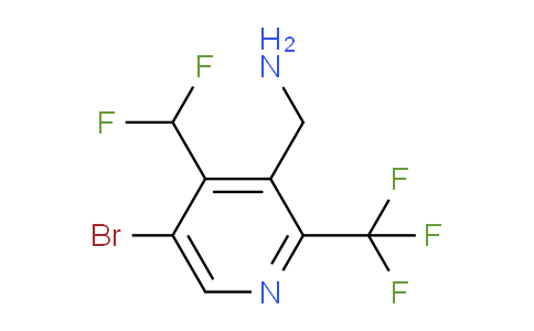 AM120786 | 1805037-57-3 | 3-(Aminomethyl)-5-bromo-4-(difluoromethyl)-2-(trifluoromethyl)pyridine