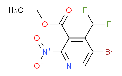 AM120787 | 1805381-29-6 | Ethyl 5-bromo-4-(difluoromethyl)-2-nitropyridine-3-carboxylate