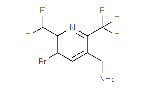 AM120788 | 1805253-08-0 | 3-(Aminomethyl)-5-bromo-6-(difluoromethyl)-2-(trifluoromethyl)pyridine