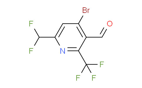 AM120793 | 1804486-85-8 | 4-Bromo-6-(difluoromethyl)-2-(trifluoromethyl)pyridine-3-carboxaldehyde