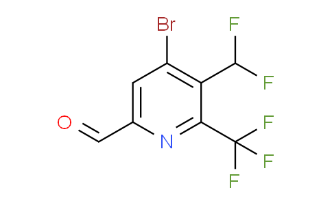 AM120795 | 1805965-43-8 | 4-Bromo-3-(difluoromethyl)-2-(trifluoromethyl)pyridine-6-carboxaldehyde