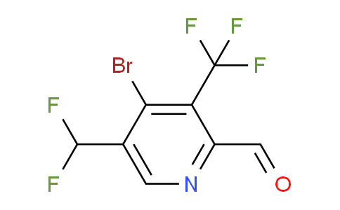 AM120797 | 1804486-96-1 | 4-Bromo-5-(difluoromethyl)-3-(trifluoromethyl)pyridine-2-carboxaldehyde