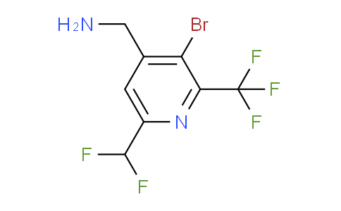 AM120799 | 1805037-73-3 | 4-(Aminomethyl)-3-bromo-6-(difluoromethyl)-2-(trifluoromethyl)pyridine