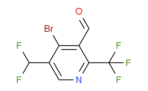AM120800 | 1804487-00-0 | 4-Bromo-5-(difluoromethyl)-2-(trifluoromethyl)pyridine-3-carboxaldehyde