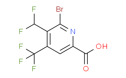 AM120806 | 1804487-14-6 | 2-Bromo-3-(difluoromethyl)-4-(trifluoromethyl)pyridine-6-carboxylic acid