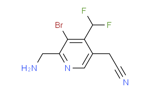 AM120807 | 1806867-49-1 | 2-(Aminomethyl)-3-bromo-4-(difluoromethyl)pyridine-5-acetonitrile